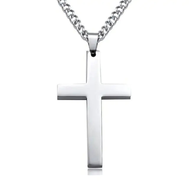 Titanium Cross Necklace