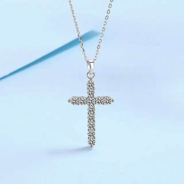 Moissanite-Diamond Pendant