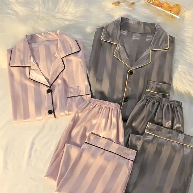 Luxury TIG Silk Pajamas Sets (2P)