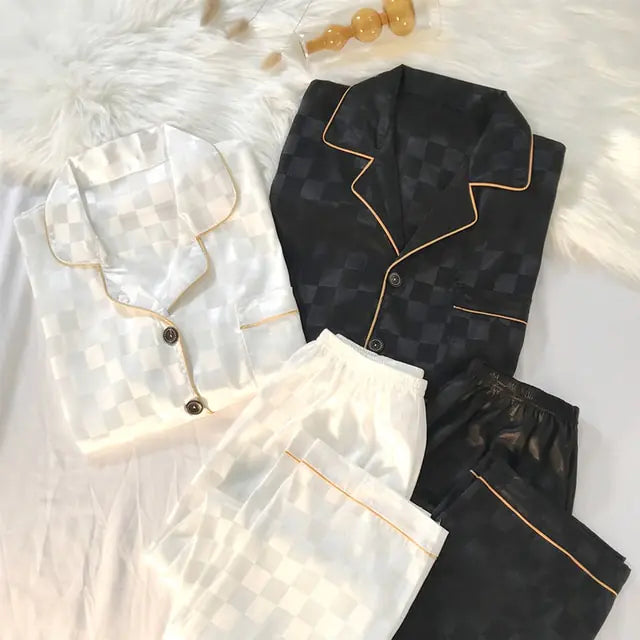 Luxury TIG Silk Pajamas Sets (2P)