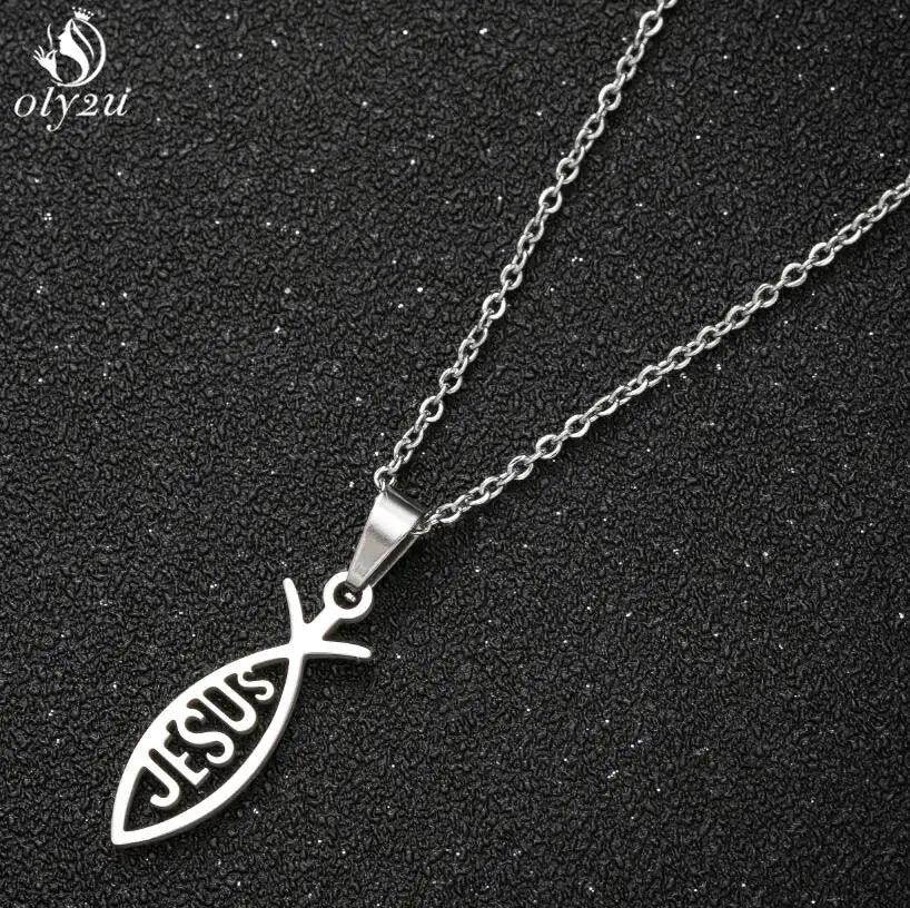 Jesus Fish Necklace