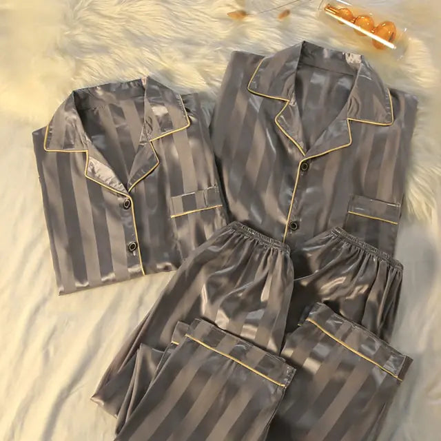 Luxury TIG Silk Pajamas Sets (2P)