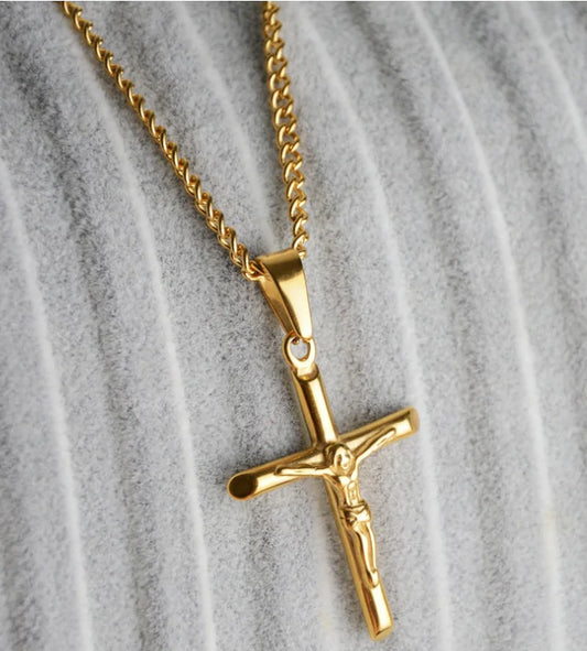 Gold Plated Savior Necklace