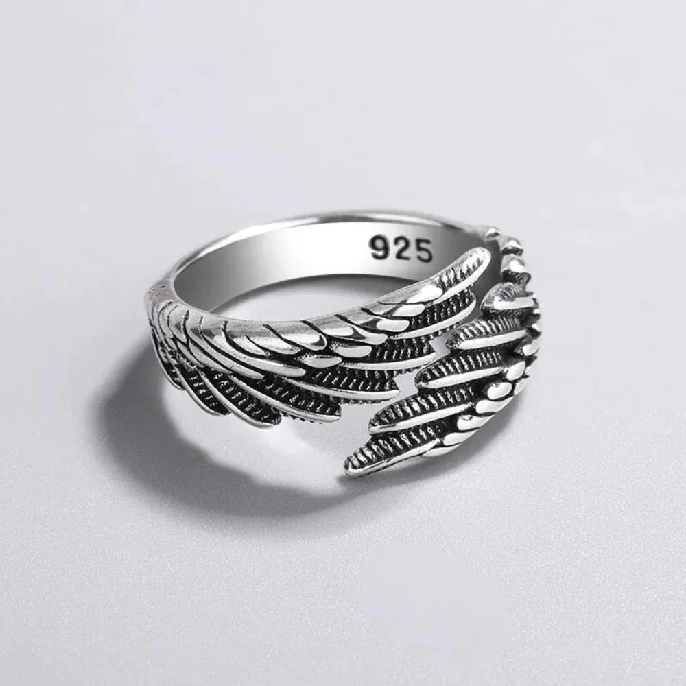 925 Angel Wings Ring