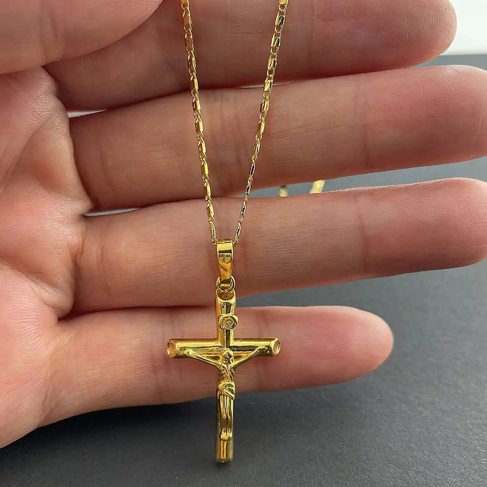 Gold Plated Savior Necklace