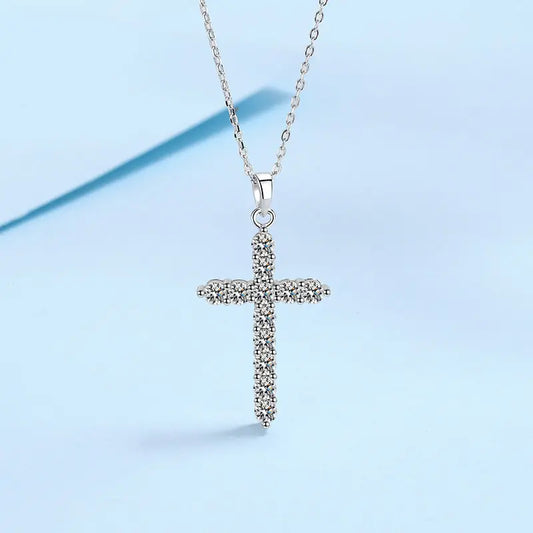 Moissanite-Diamond Pendant