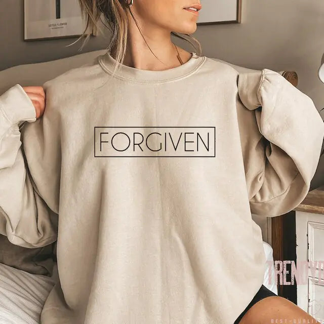 WOMENS Forgiven Christian Sweatshirts