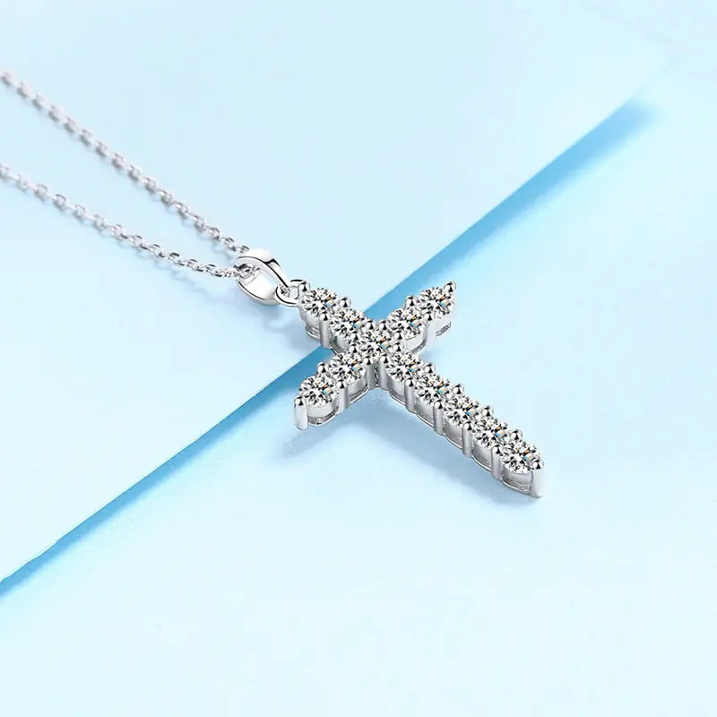 Moissanite-Diamond Pendant