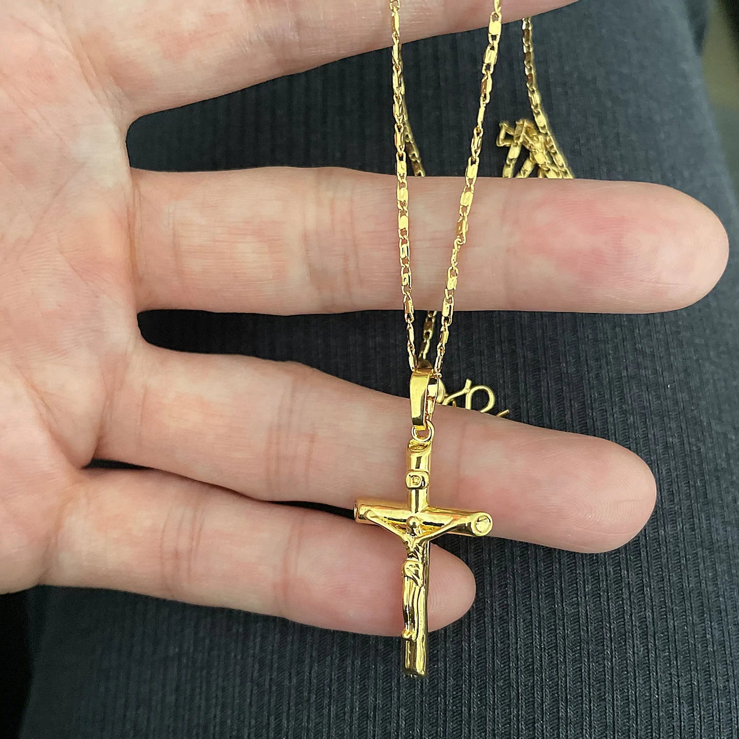 Gold Plated Savior Necklace