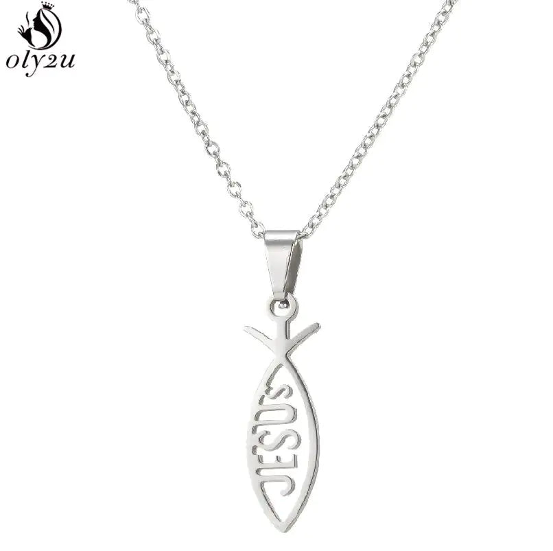 Jesus Fish Necklace