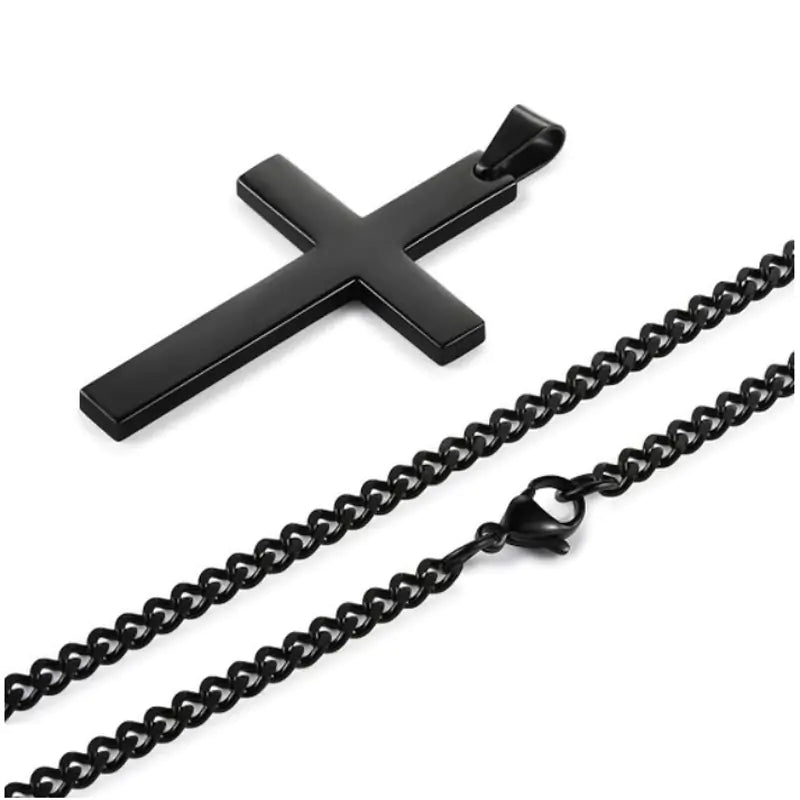 Titanium Cross Necklace