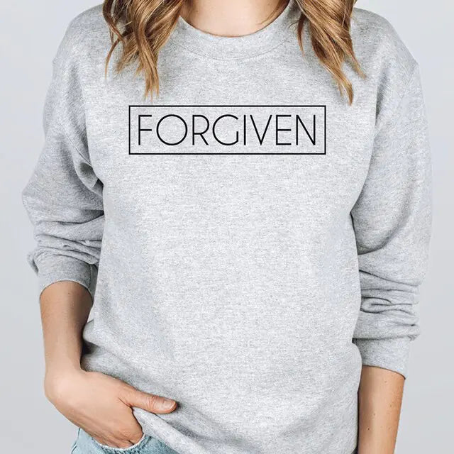 WOMENS Forgiven Christian Sweatshirts